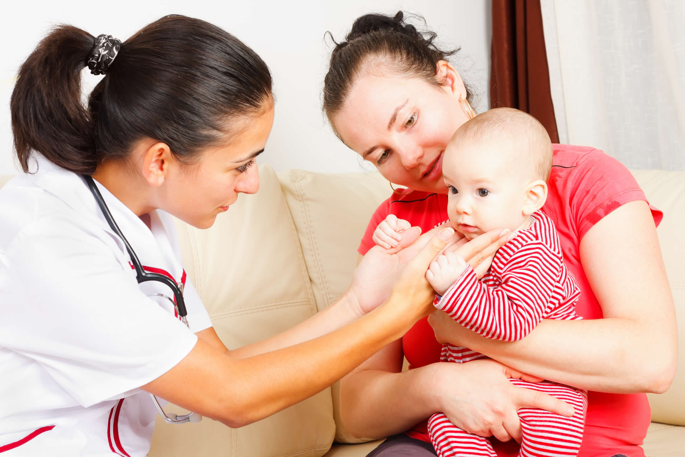 Nurses At Work With Babies